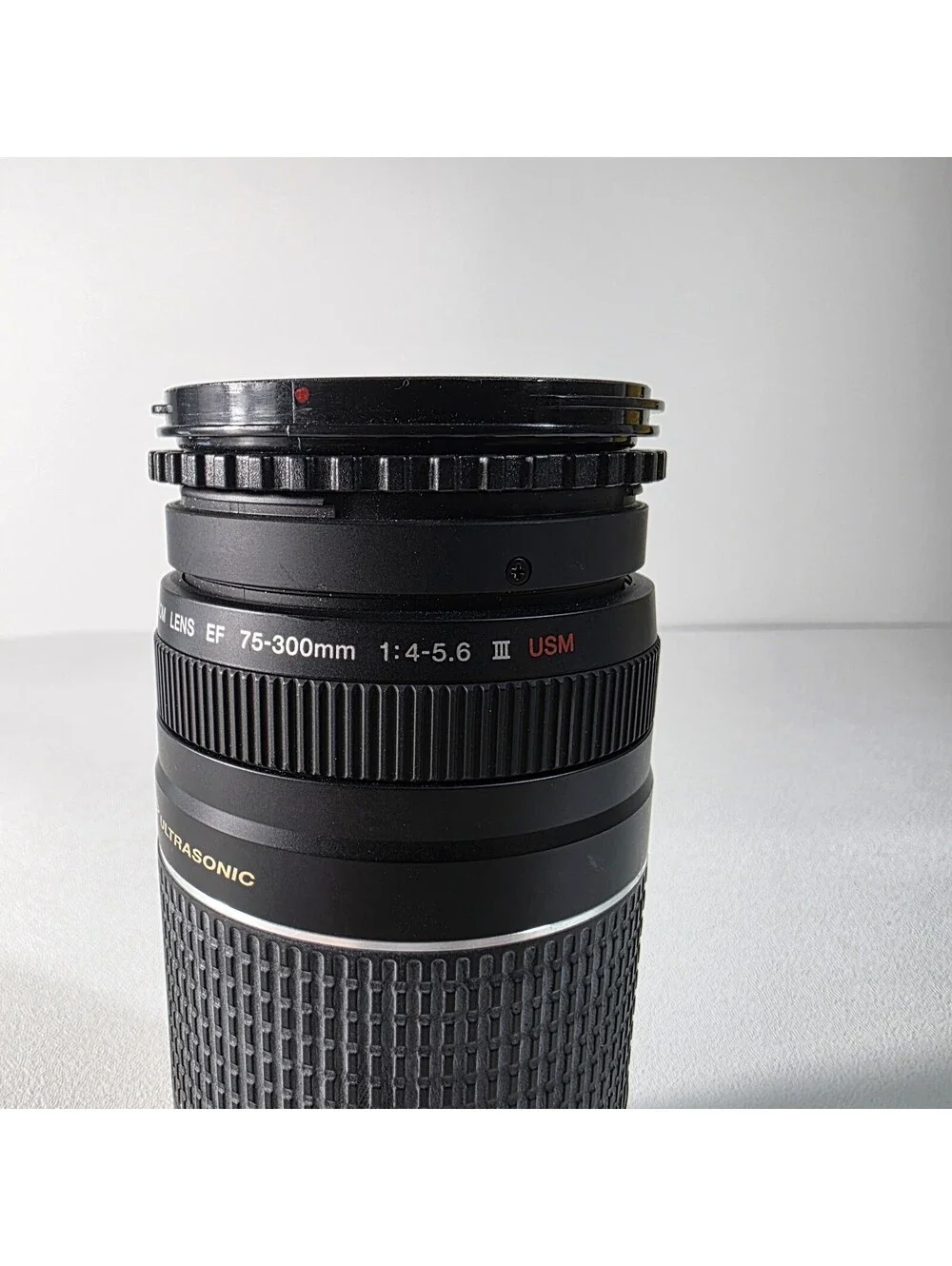 Canon EF 75-300mm f/4-5.6 III USM Ultrasonic Zoom Lens w Caps